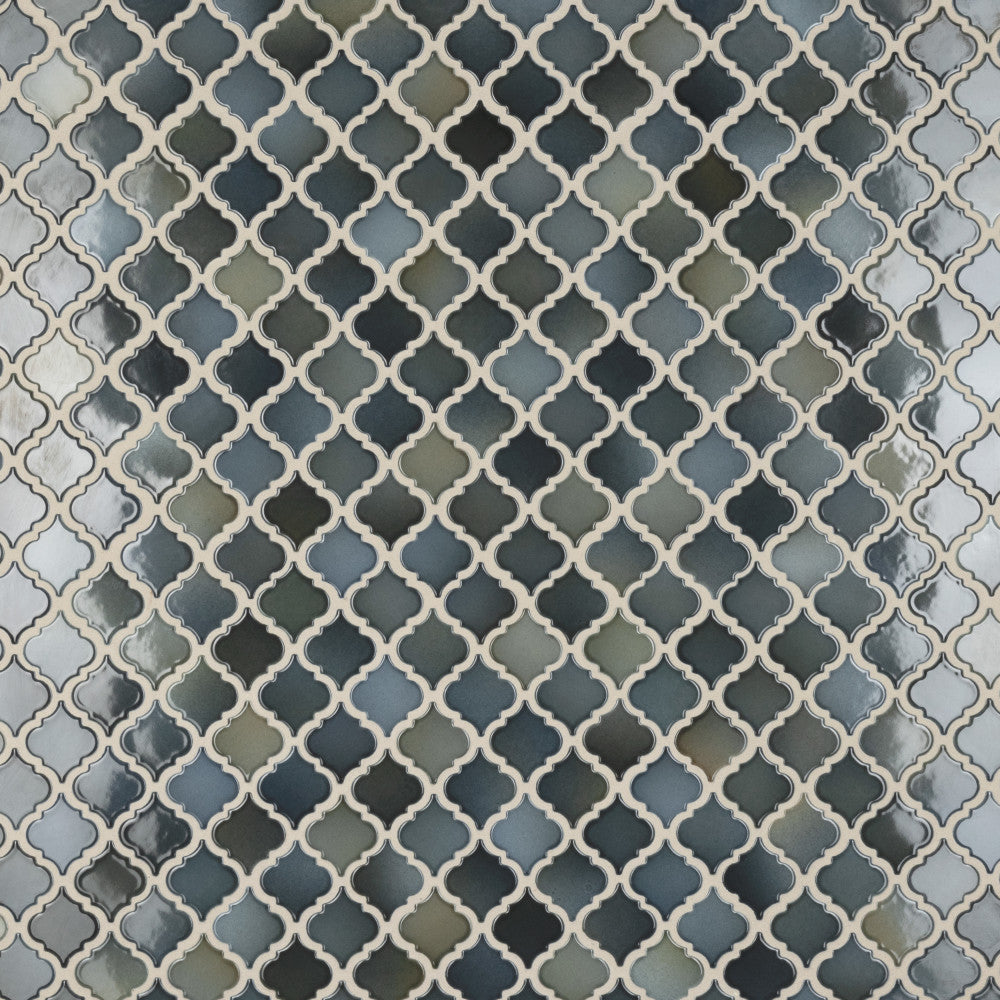 Merola Tile Hudson Tangier Atlantis 12-3/8 in. x 12-3/8 in. Porcelain Mosaic Tile (10.96 sq. ft. / Case)