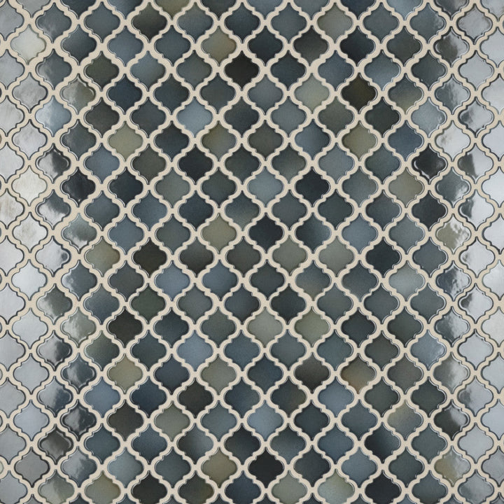 Merola Tile Hudson Tangier Atlantis 12-3/8 in. x 12-3/8 in. Porcelain Mosaic Tile (10.96 sq. ft. / Case)
