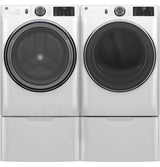 GE UltraFresh Vent System 5.0-cu ft Stackable Steam Cycle Front-Load Washer (Diamond Gray) ENERGY STAR