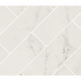 Kalypso Monet 4 in. x 12 in. Glossy Ceramic White Subway Wall Tile (10.76 sq. ft./Case) by MSI