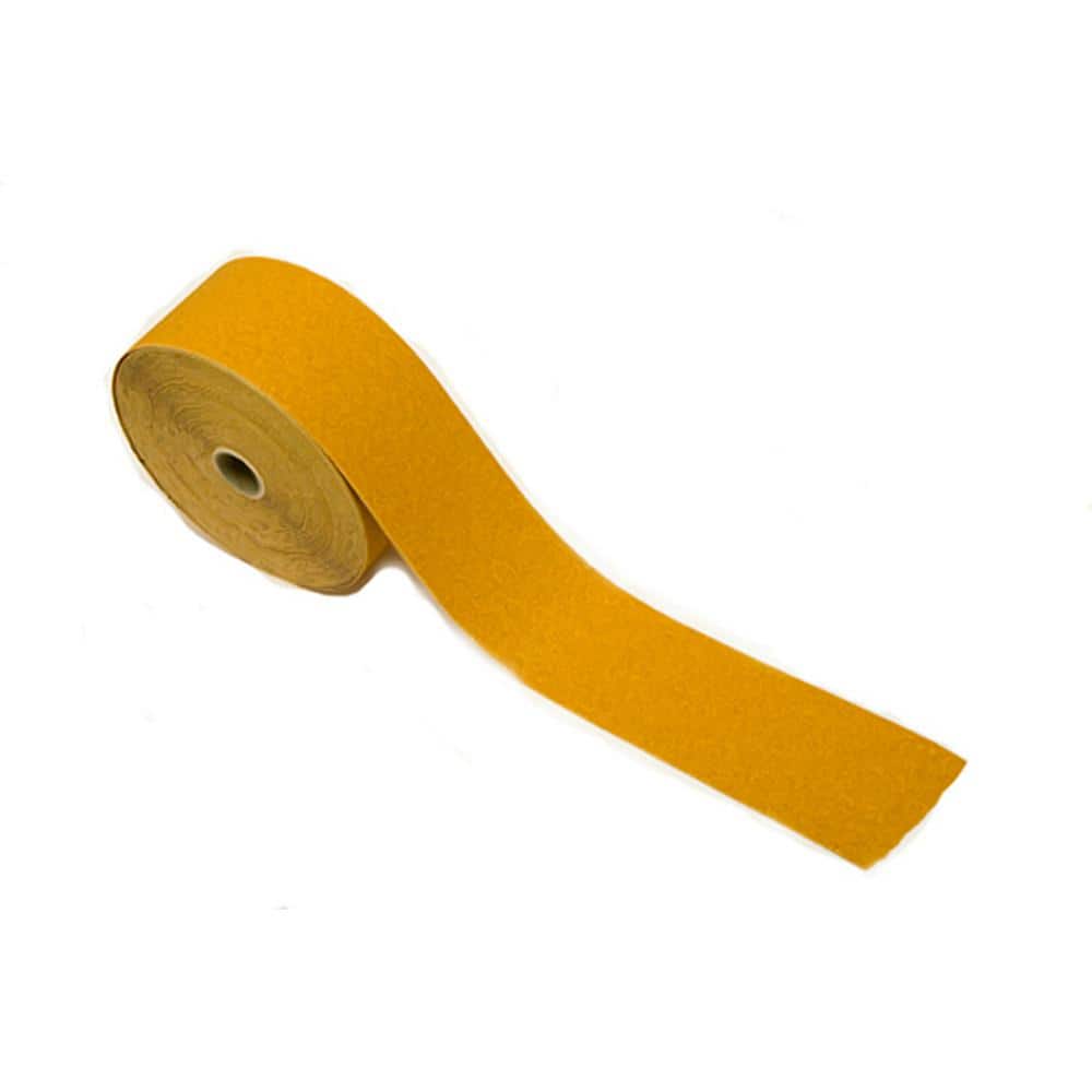 Karebac 2-3/4 in. Gold PSA Roll 400 Grit Stearated Aluminum Oxide, 25 Meters