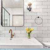 Tilebar Basic White 4x12 Polished Ceramic Subway Wall Tile