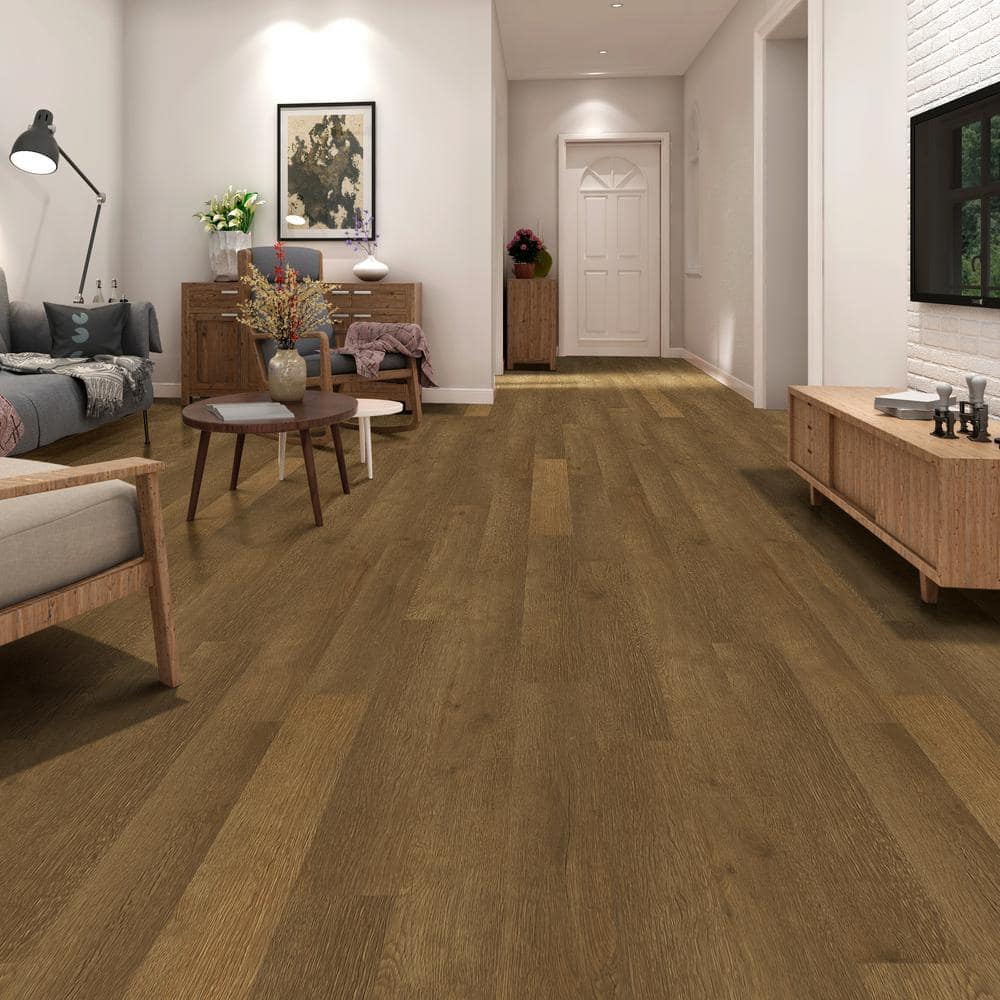 Kenmore Pine 6 MIL x 5.98 in. W x 36.02 in. L Rigid Core Click Lock Waterproof Plank Flooring (24 sq. ft./case)