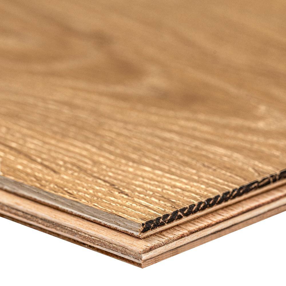 MSI Kentsea White Oak XL 1/2 in. T x 7.5 in. W Tongue and Groove Engineered Hardwood Flooring (1398.96 sq. ft./pallet)