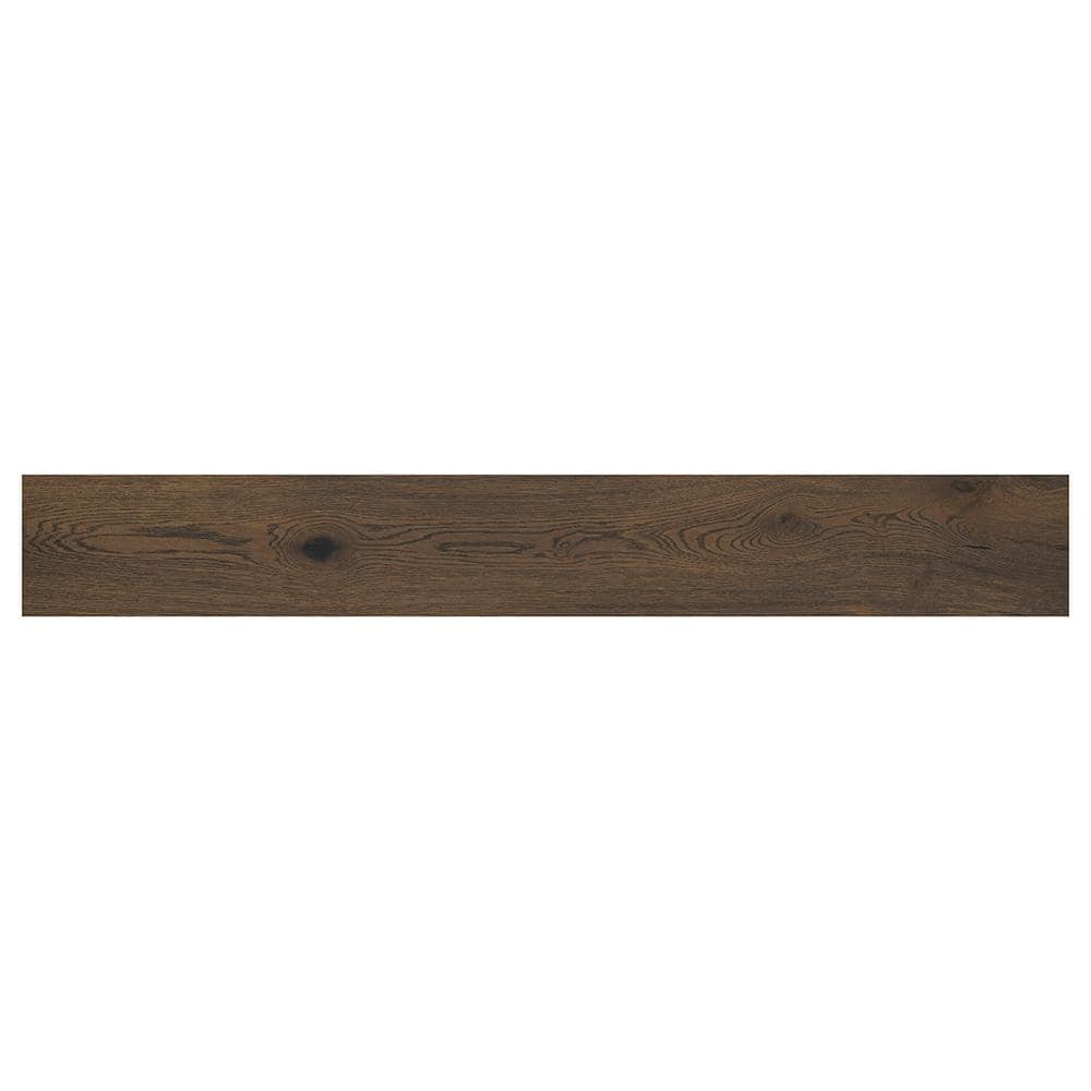 Sure+ Khaki Brown Oak White Oak 1/4 in. T x 6.5 in. W Click Lock Wire Brushed Engineered Hardwood Flooring (21.7 sq.ft./case)