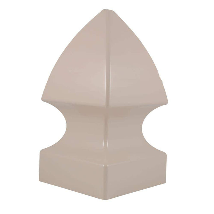 Weatherables 4 in. x 4 in. Khaki Vinyl Gothic Post Cap