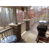 Weatherables Walton 3 ft. H x 6 ft. W Khaki Vinyl Railing Kit
