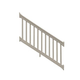 Weatherables Riviera 3 ft. H x 8 ft. W Khaki Vinyl Stair Railing Kit