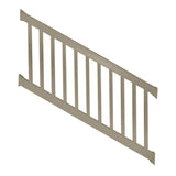 Weatherables Vanderbilt 3.5 ft. H x 8 ft. W Khaki Vinyl Stair Railing Kit