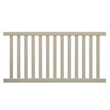 Weatherables Captiva 4 ft. H x 8 ft. W Khaki Vinyl Pool Fence Panel