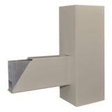 Weatherables Atlantis 4 ft. H x 8 ft. W Khaki Vinyl Pool Fence Panel