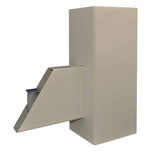 Weatherables Huntington 6 ft. H x 8 ft. W Khaki Vinyl Semi-Privacy Fence Panel Kit