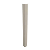 Weatherables 5 in. x 5 in. x 8 ft. Khaki Vinyl Fence Blank Post