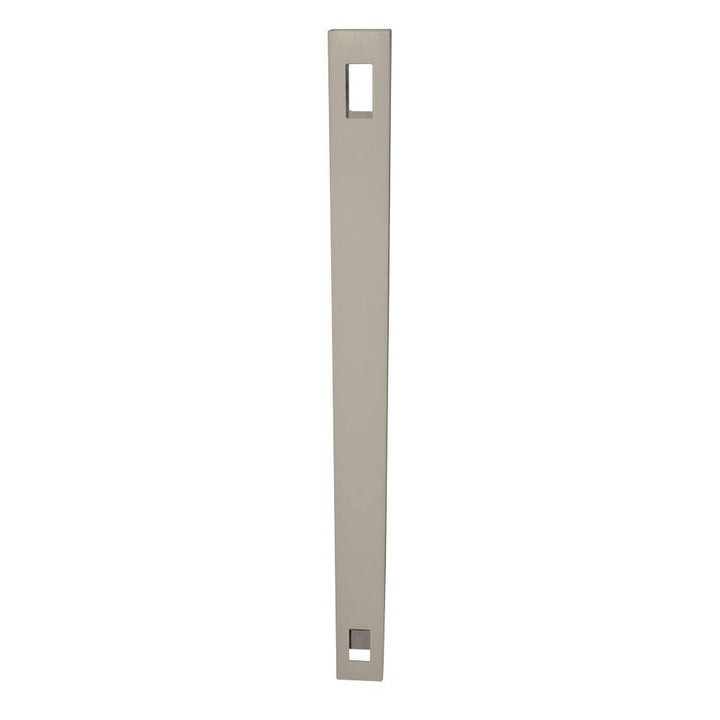 Weatherables 4 in. x 4 in. x 7 ft. Khaki Vinyl Fence Line Post