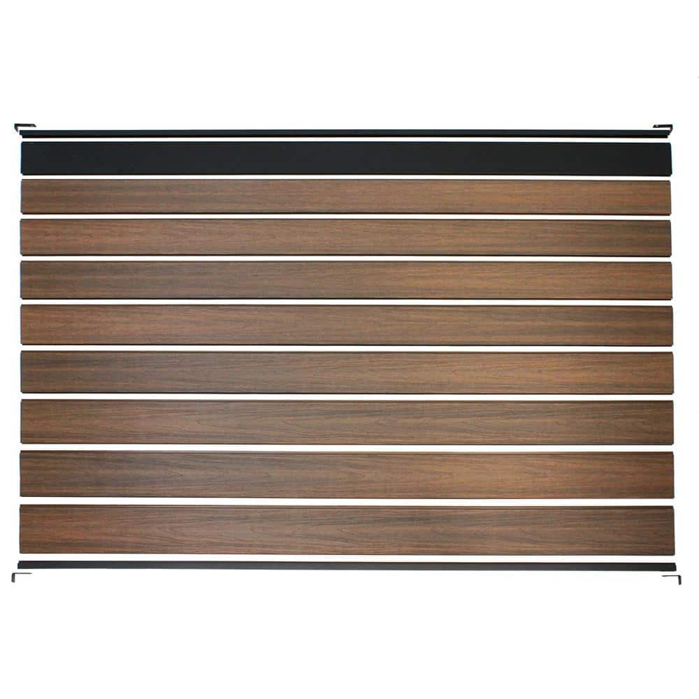 Veranda 0.41 ft. H x 5.91 ft. W Euro Style King Cedar Tongue and Groove Composite Fence Board