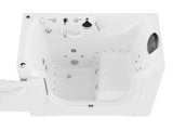 HD Series 30 in. x 60 in. Right Drain Wheelchair Access Walk-In Soaking Bathtub in White