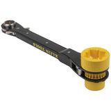 Klein Tools KT155HD 6-in-1 Heavy-Duty Ratcheting Lineman’s Wrench, 12 in.