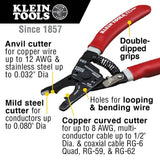 Klein Tools Coaxial Cable Installation Kit with Zipper Pouch, Model VDV026-211