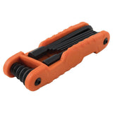 Klein Tools Pro Folding Hex Key Set, 11-Key SAE (Model 70550)