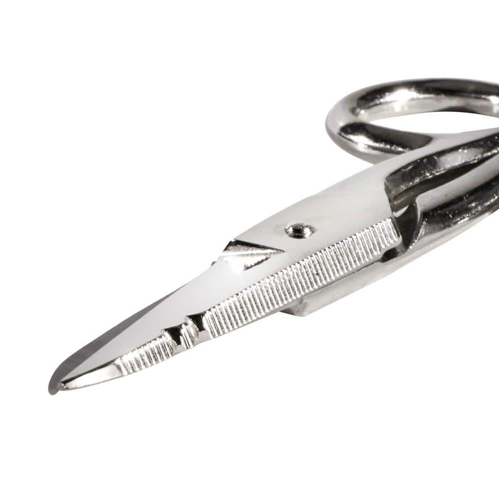 Klein Tools Electrician’s Scissors with Stripping Notches, Nickel-Plated, 1.875 in Blade (Model 21007)