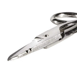 Klein Tools Electrician’s Scissors with Stripping Notches, Nickel-Plated, 1.875 in Blade (Model 21007)