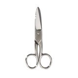 Klein Tools Electrician’s Scissors with Stripping Notches, Nickel-Plated, 1.875 in Blade (Model 21007)