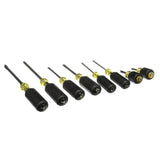 Klein Tools 85148 Screwdriver Set with Magnetizer, Cushion-Grip Handles, 8-Piece
