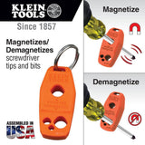 Klein Tools 85148 Screwdriver Set with Magnetizer, Cushion-Grip Handles, 8-Piece
