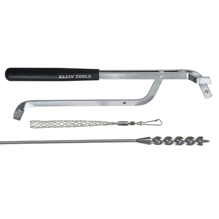 Klein Tools 53721 3‑Piece Flexible Drill Bit Kit for In‑Wall Wood Drilling (9/16 in)