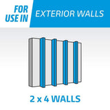 Knauf Kraft Faced Batten Insulation R-15, 3-1/2" x 15" x 93"