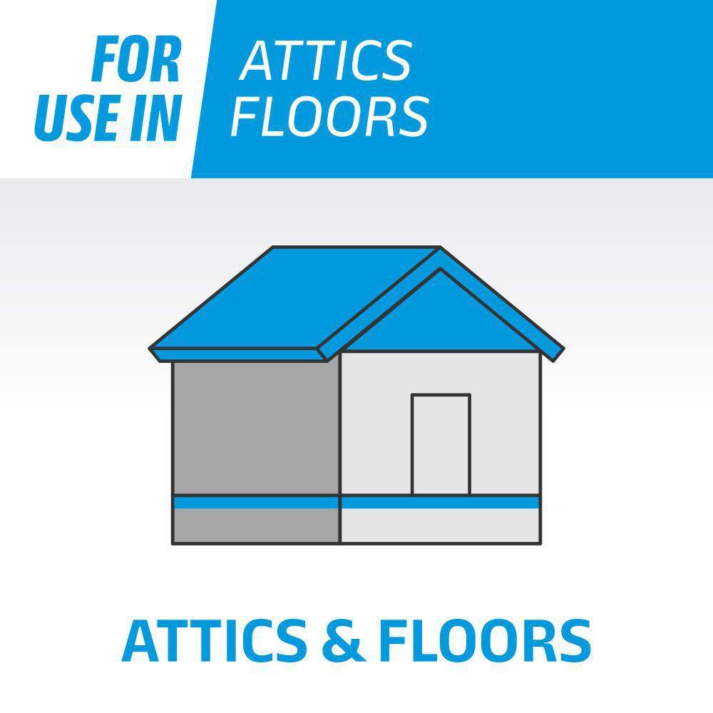 Knauf Insulation R-38 EcoBatt Kraft Faced Fiberglass Insulation Batt, 12" x 16" x 48", 58.67 sq. ft.