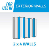 Knauf Insulation R-13 EcoRoll Foil-Faced Fiberglass Insulation Roll, 3-1/2 in. x 15 in. x 32 ft., 40 sq. ft. Coverage
