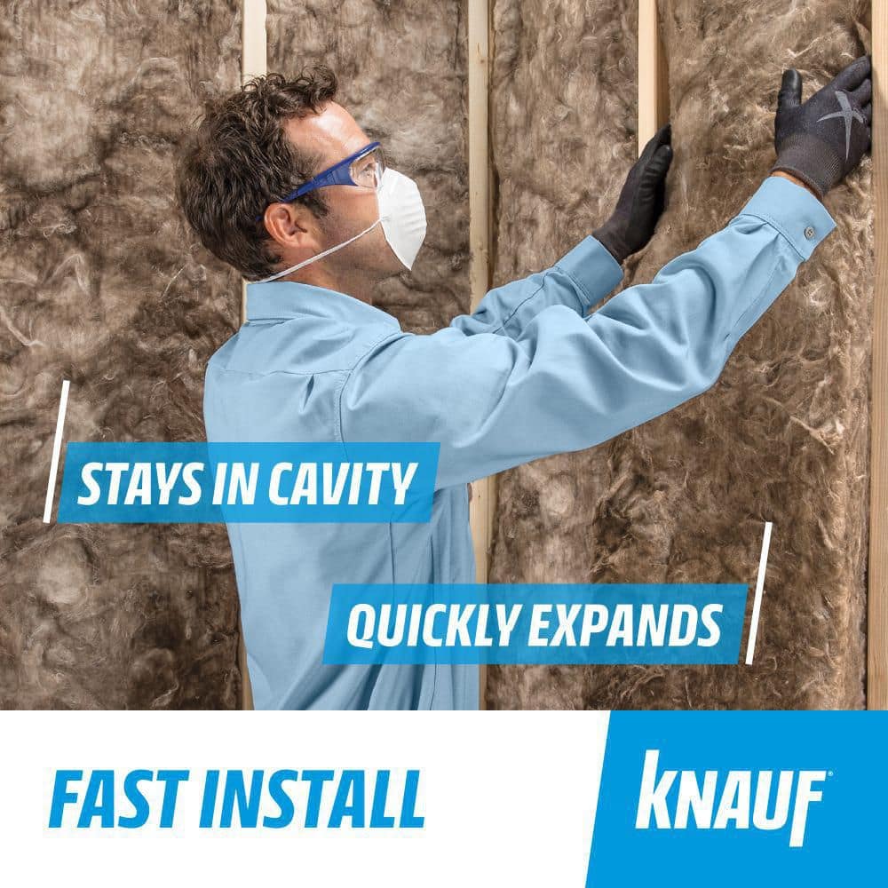 Knauf Insulation R-30 EcoRoll Unfaced Fiberglass Insulation Roll, 10 in. x 15 in. x 22 ft, 27.5 sq. ft. Coverage