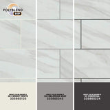 MSI Kolasus White 12 in. x 24 in. Polished Porcelain Floor and Wall Tile (16 sq. ft./case)