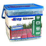 Kreg #8 x 2 in. KTX Square Drive Pan Head Stainless-Steel Deck Screws (700-Pack)