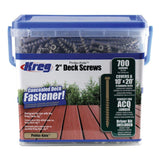 Kreg 2 in. #8 Square-Drive Pan-Head Protec-Kote Deck Screws (700-Count)