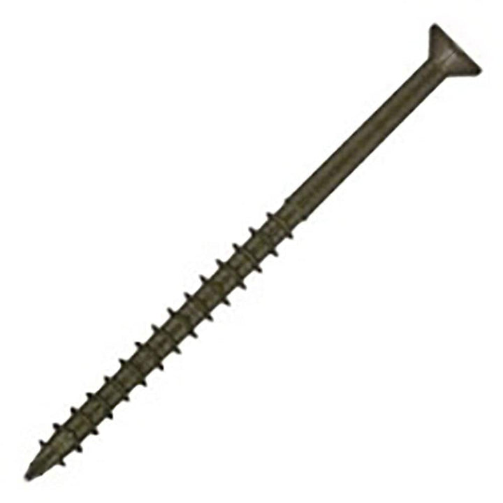 KTX Cutter #8 x 3 in. Ultra Guard Square Drive Flat-Head Coarse Thread with Nibs Double Auger Wood Deck Screws (1000 per Box)