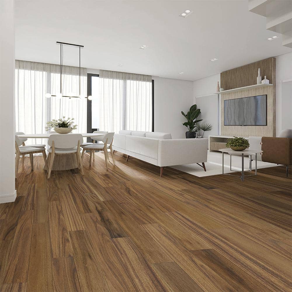 Selkirk Kuta Acacia 1/2 in. T x 5 in. W Tongue and Groove Smooth Engineered Hardwood Flooring (26.25 sq. ft./Case)