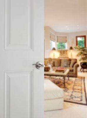 Kwikset Balboa Satin Nickel Entry Lockset, ANSI/BHMA Grade 3, KW1, 1-3/4 in
