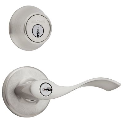 Kwikset Balboa Venetian Bronze Entry Lock and Single Cylinder Deadbolt, ANSI/BHMA Grade 3, 1-3/4 in