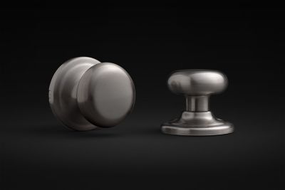 Kwikset Juno Hall/Closet Door Knob, Satin Nickel (720J 15)