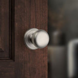 Kwikset Juno Hall/Closet Door Knob, Satin Nickel (720J 15)