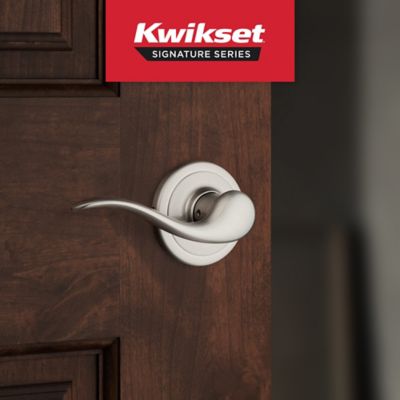 Kwikset Tustin Antique Brass Passage Hall/Closet Door Lever