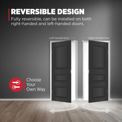 Kwikset Tustin Lever Keyed Entry with SmartKey Security, Venetian Bronze, ANSI/BHMA Grade 2, Adjustable 1-3/8" to 1-3/4" Door Thickness