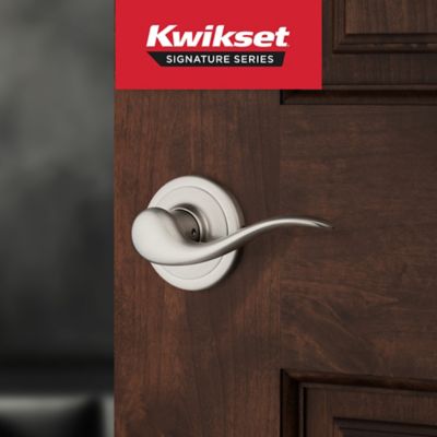Kwikset Tustin Satin Nickel Right-Handed Non-Turning Dummy Lever
