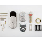 SmartCode 909 Satin Nickel Single Cylinder Electronic Deadbolt Featuring SmartKey Security