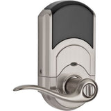 Kwikset 912 SmartCode Electronic Tustin Lever with Z-Wave Technology – Satin Nickel, SmartKey Security