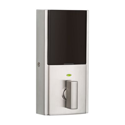SmartCode 913 Contemporary Venetian Bronze Single Cylinder Electronic Deadbolt with Halifax Hall/Closet Lever