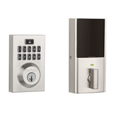 Kwikset SmartCode 914 Z-Wave Contemporary Single Cylinder Electronic Deadbolt, Satin Nickel, SmartKey Security