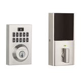 Kwikset SmartCode 914 Z-Wave Contemporary Single Cylinder Electronic Deadbolt, Satin Nickel, SmartKey Security